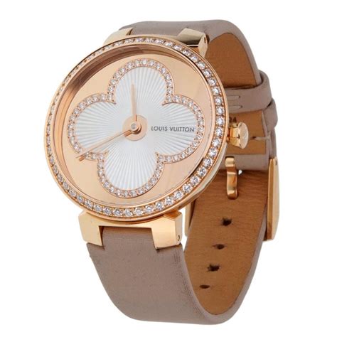 rose gold louis vuitton watch